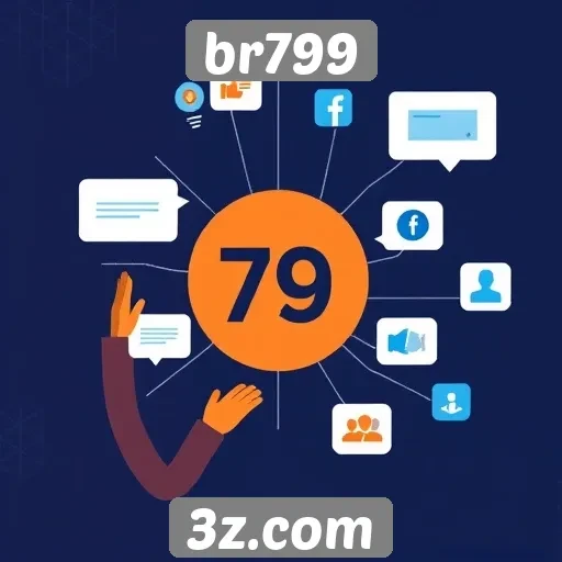 Exploração das funcionalidades sociais disponíveis no br799